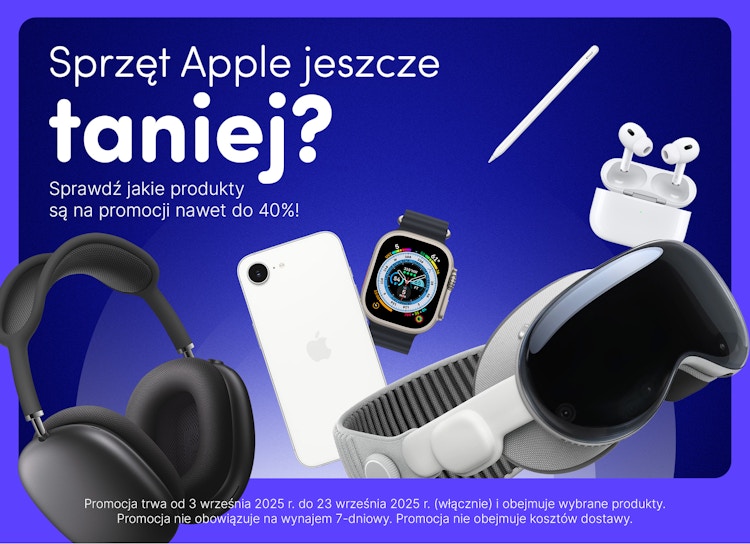 Zdjęcie wyróżniające kolekcję Apple w promocji: