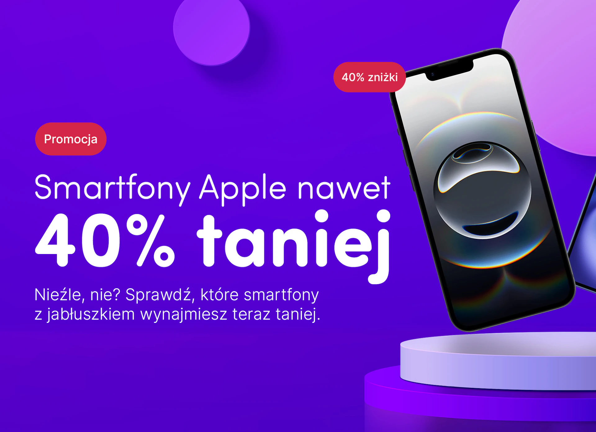 Zdjęcie wyróżniające Smartfony Apple nawet 40% taniej: