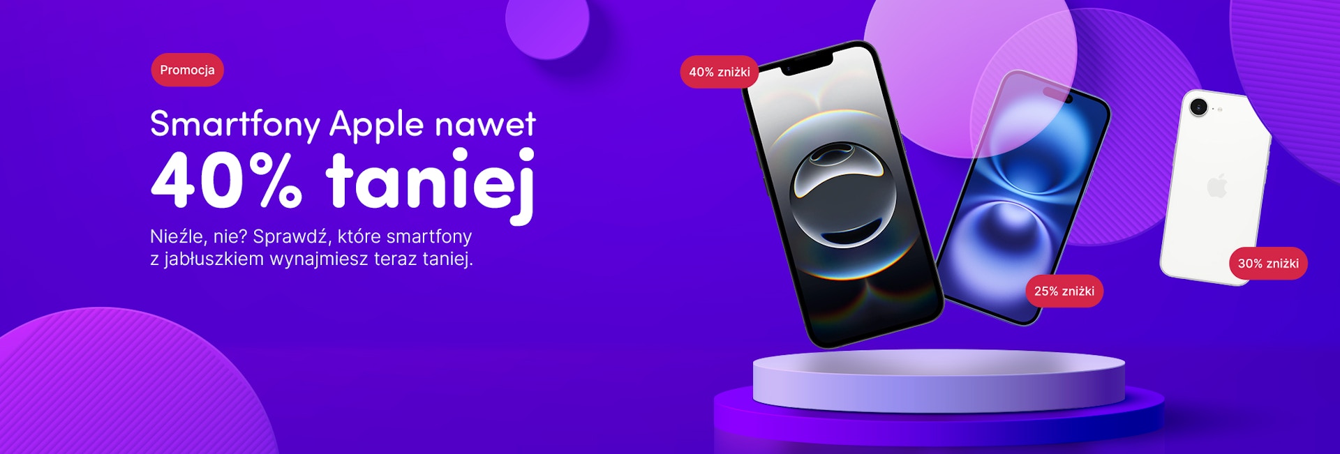 Zdjęcie wyróżniające Smartfony Apple nawet 40% taniej: