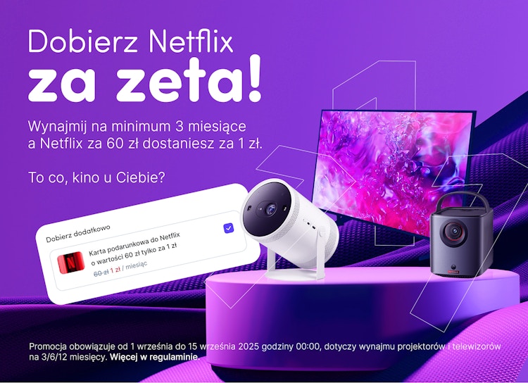 Zdjęcie wyróżniające kolekcję Kino w domu i Netflix za zeta: