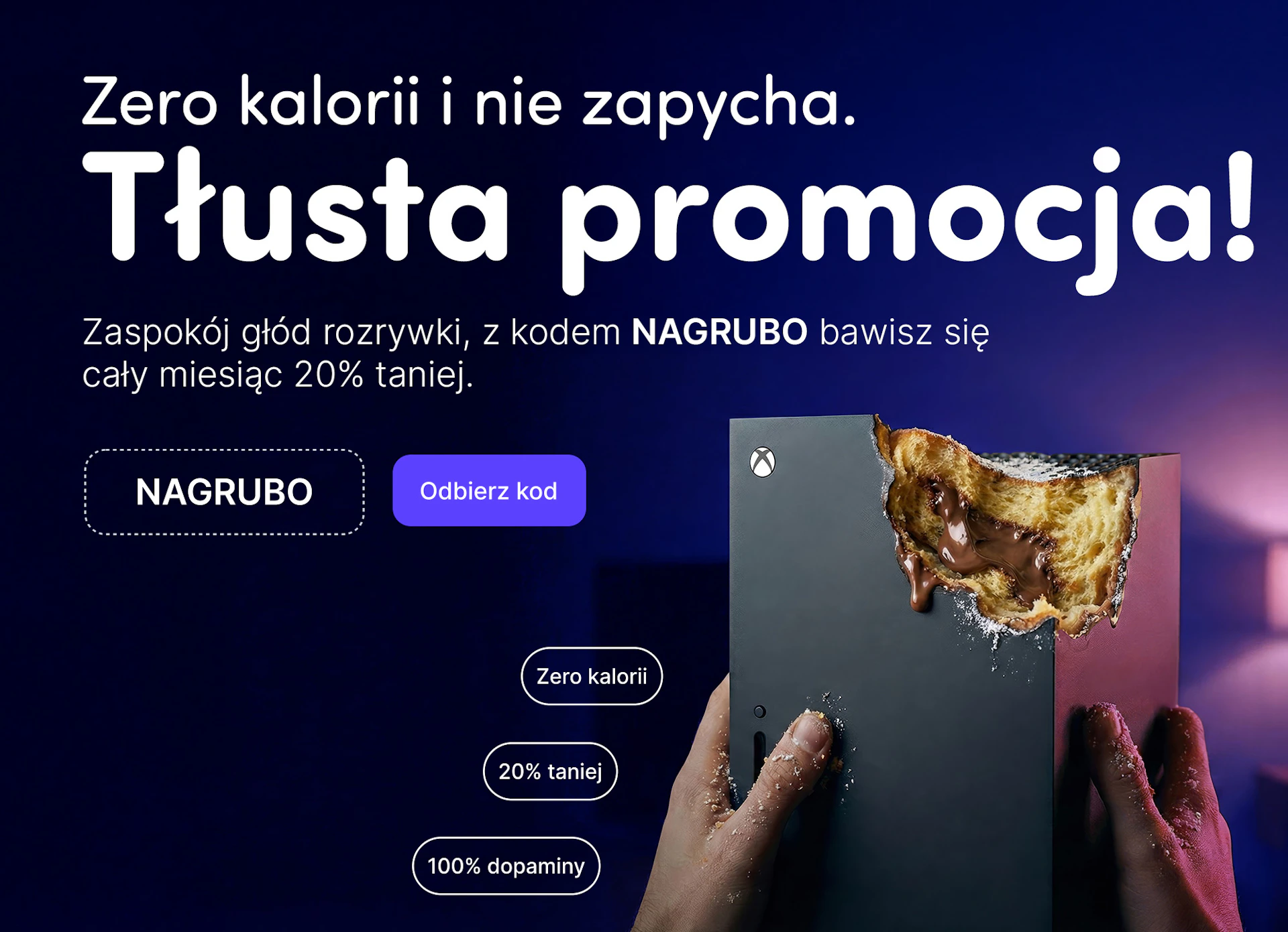 Zdjęcie wyróżniające Zaspokój głód rozrywki: