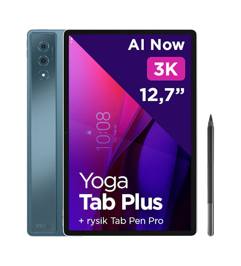 Tablet Lenovo Yoga Tab Plus TB520FU 12.7" 16/256GB Wi-Fi Niebieski + Rysik