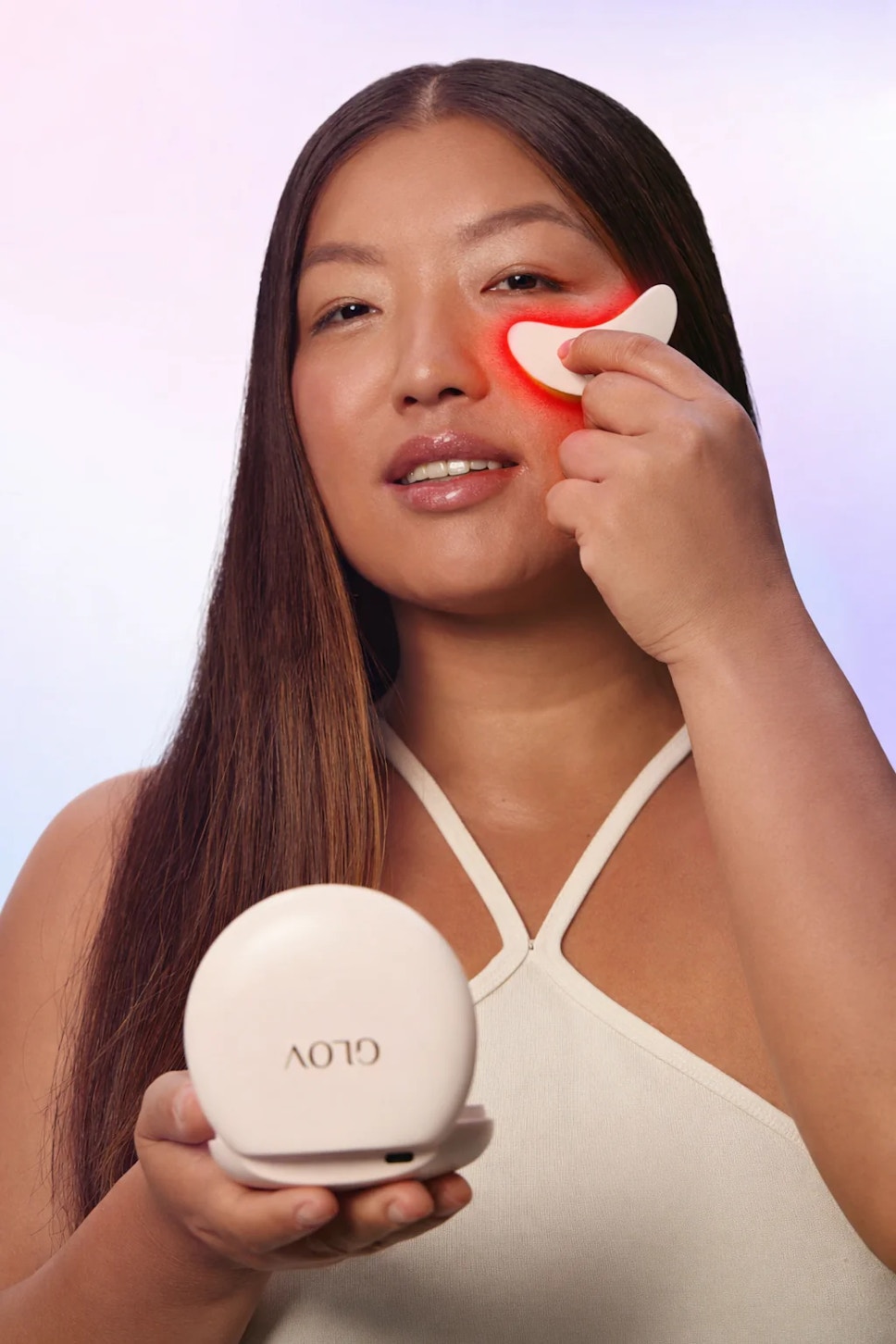 Płatki LED GLOV LUNA EYE z etui ładującym