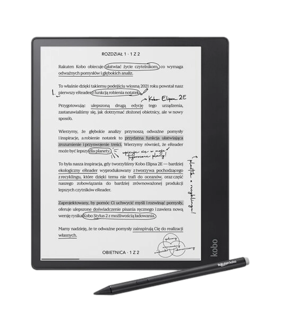 Czytnik e-booków KOBO Elipsa 2E 10.3" Czarny