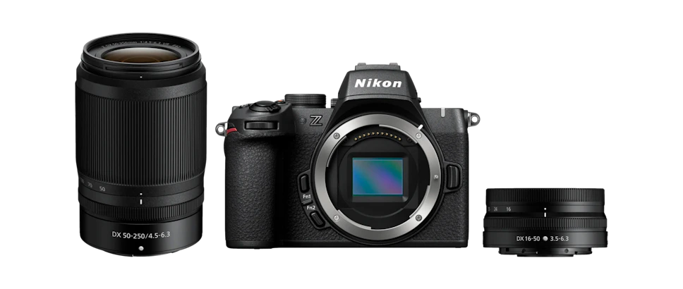Aparat NIKON Z50II Czarny + Obiektywy Nikkor Z DX 16-50 mm f/3.5-6.3 VR i Z DX 50-250 mm f/4.5-6.3 VR