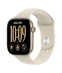 Apple Watch 12 GPS + Cellular 42mm aluminium jasne złoto pasek piaskowy