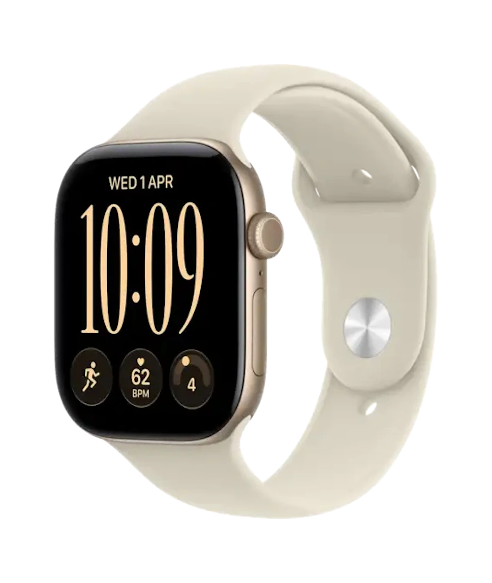 Apple Watch 12 GPS + Cellular 42mm aluminium jasne złoto pasek piaskowy