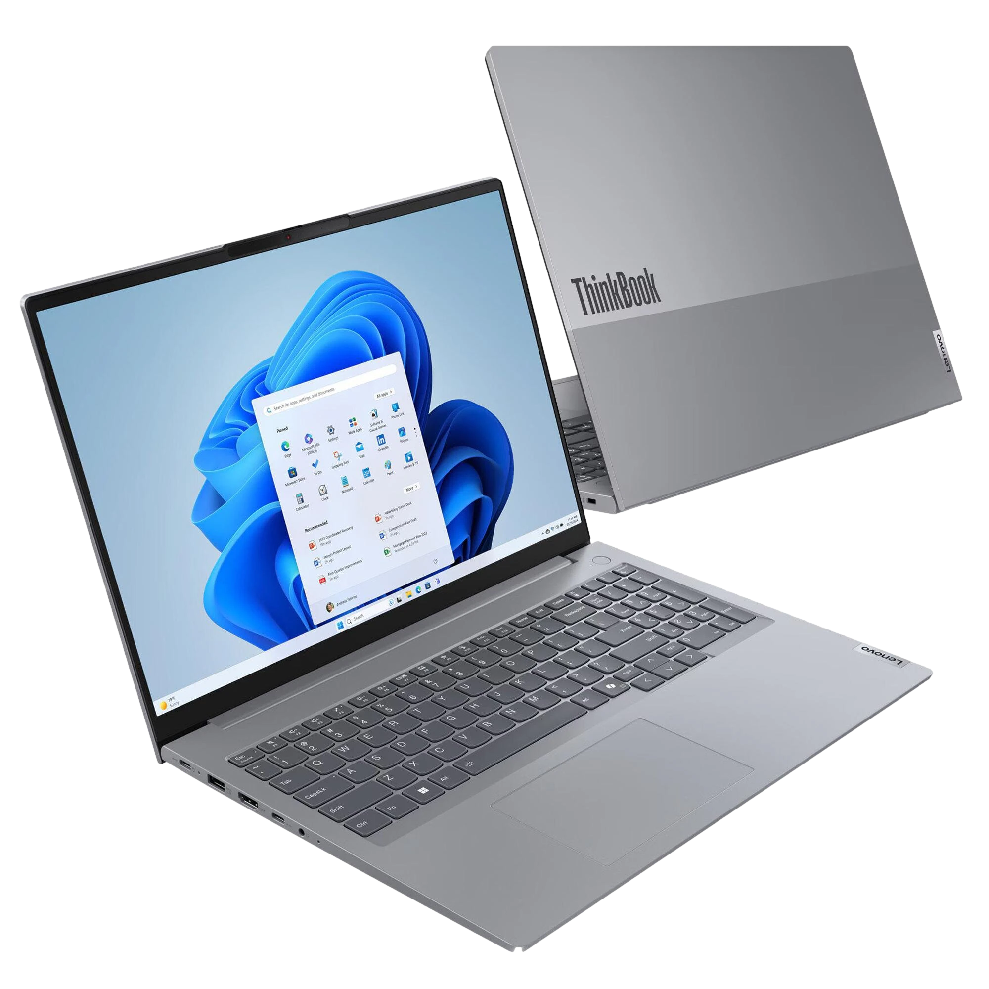 Laptop LENOVO ThinkBook 16 R5-7535HS 16GB/512GB/Win 11 Pro