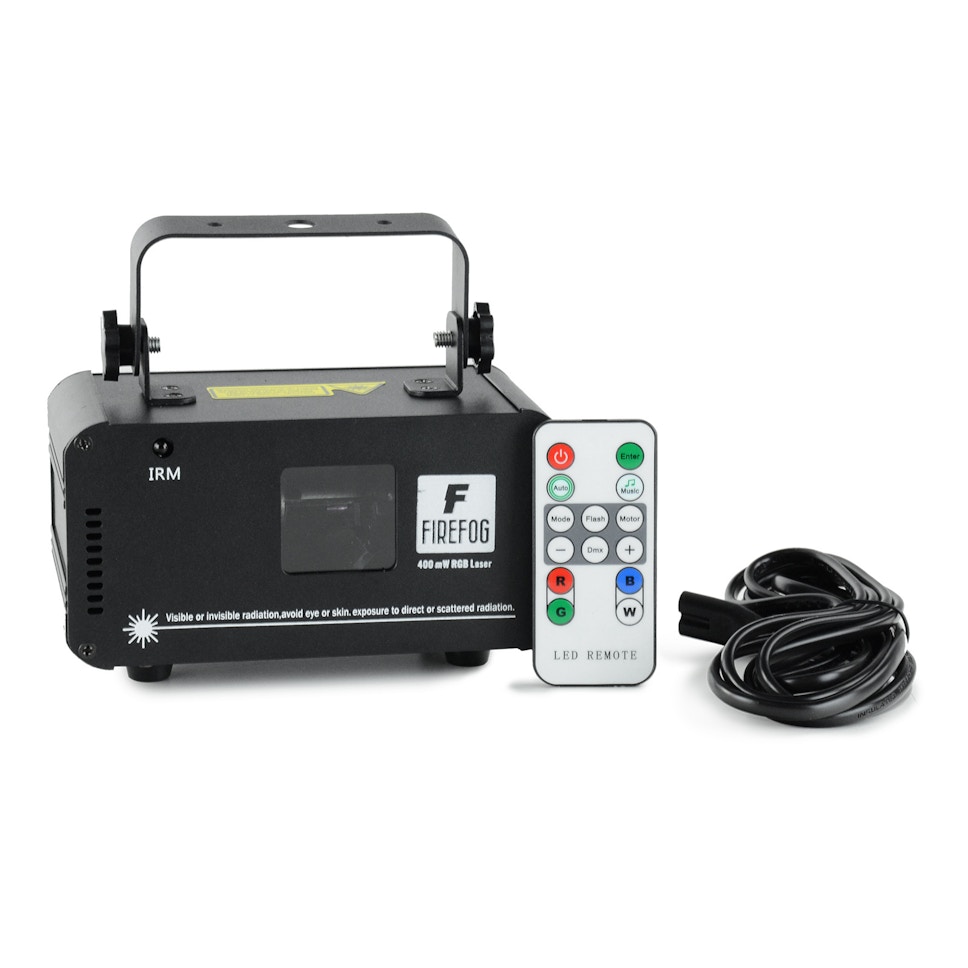Laser dyskotekowy 400 mW RGB Firefog Laser dyskotekowy 400 mW RGB Firefog