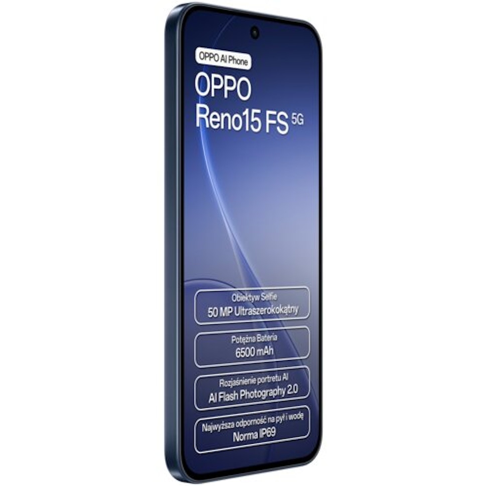 Smartfon OPPO Reno15 FS 5G 8/512GB 6.57" 120Hz Granatowy