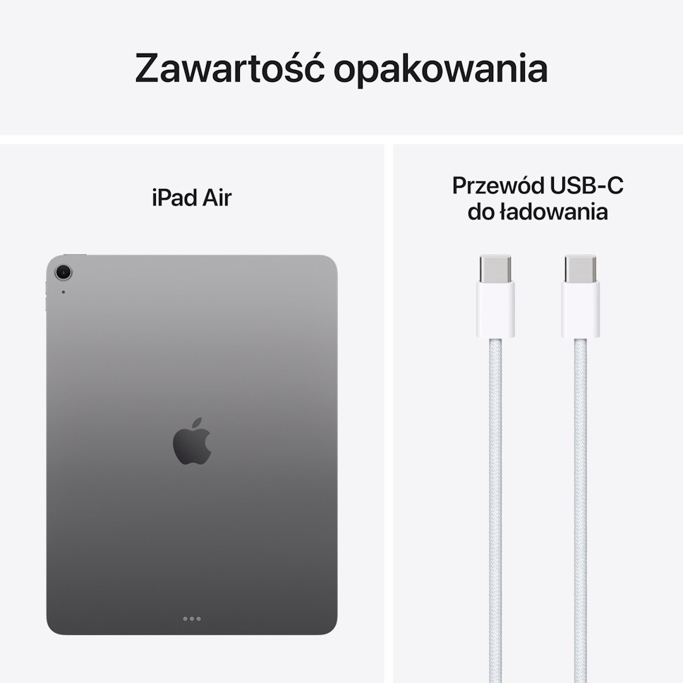 Tablet Apple iPad Air 13" 7 gen. 2025 256 GB Wi-Fi Gwiezdna Szarość