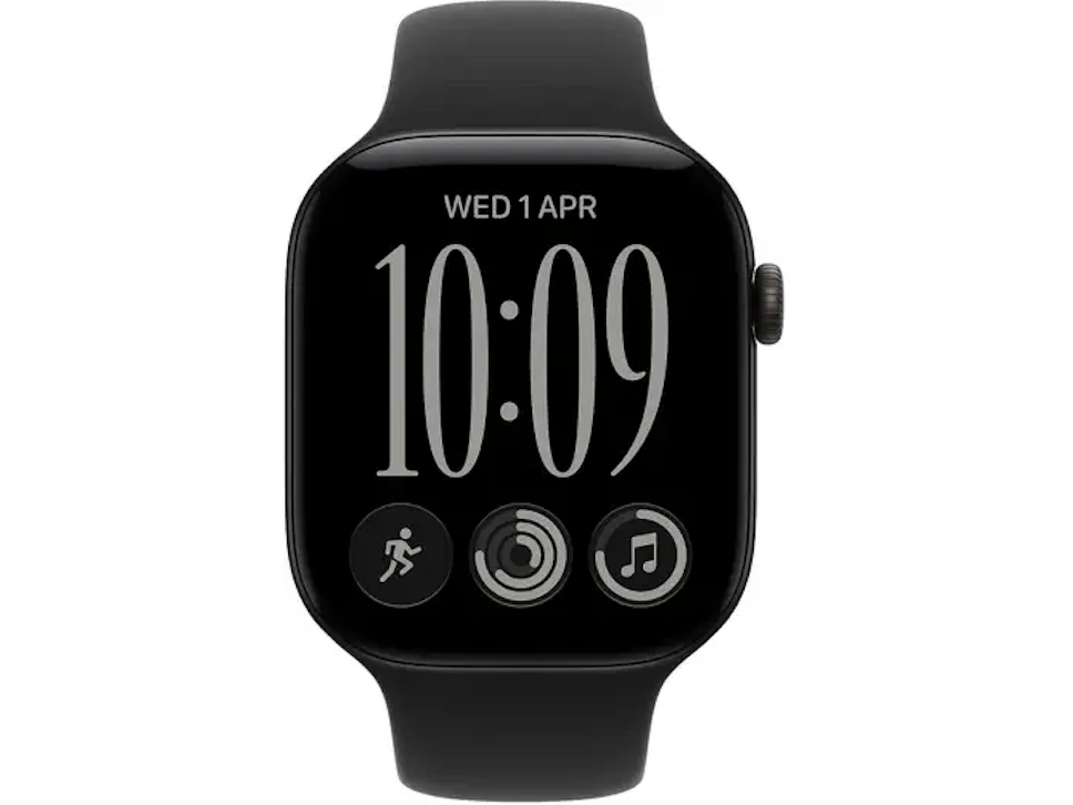 Apple Watch 12 GPS + Cellular 46mm aluminium czarny pasek czarny