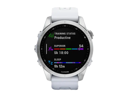 Zegarek Garmin Fenix 7S Srebrno-biały