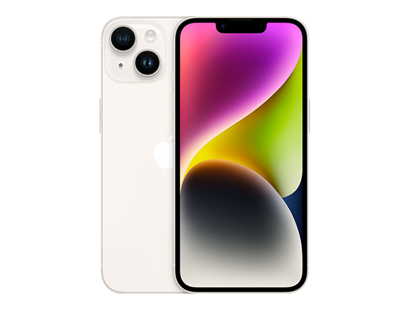 Apple iPhone 14 128GB Starlight | Wypożycz w Plenti - Plenti.app