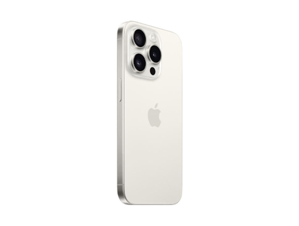 Smartfon Apple iPhone 15 Pro 128 GB Tytan Biały Smartfon Apple iPhone 15 Pro 128 GB Tytan Biały