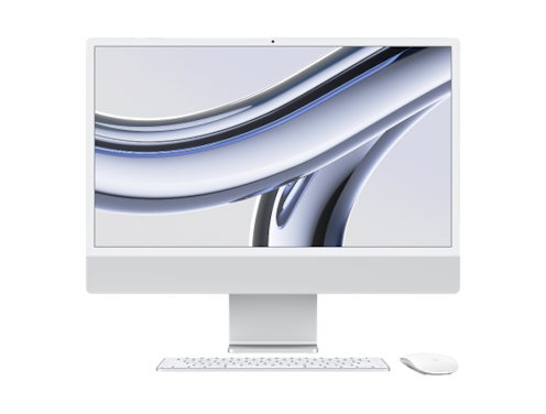 Komputer Apple iMac 24 4k 23.5" M3 8/256 Srebrny