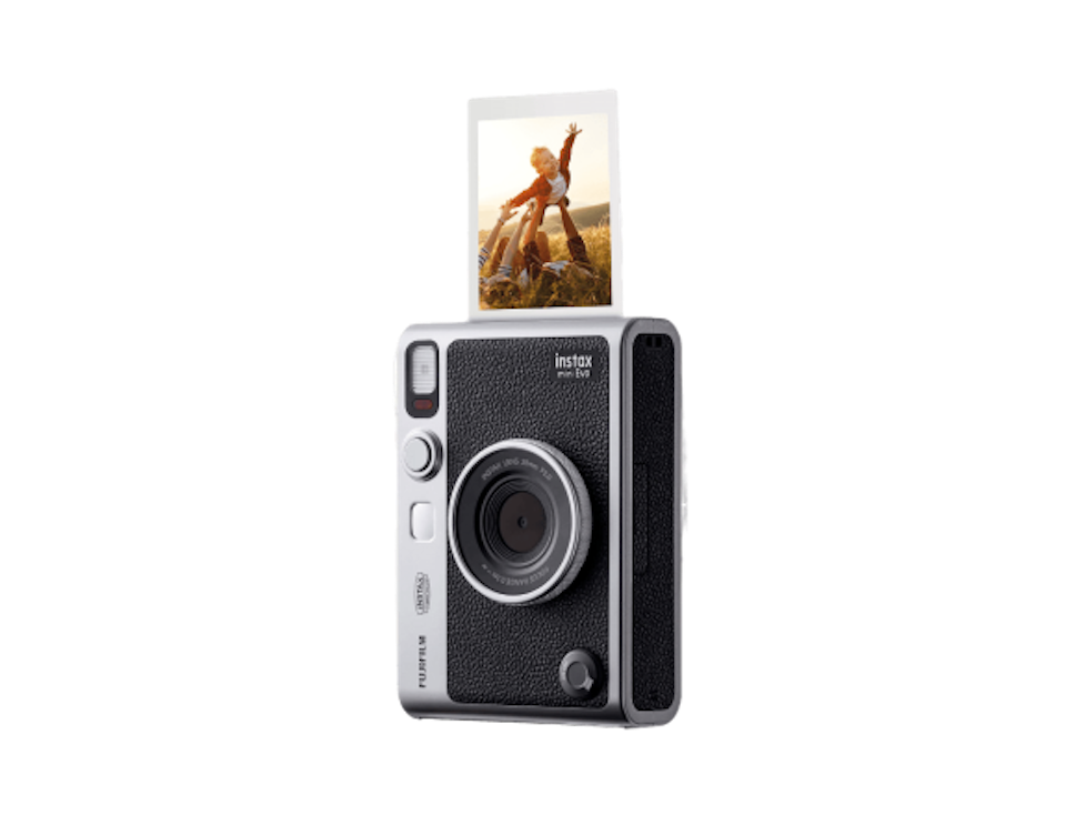 Aparat Fujifilm Instax Mini Evo Czarno-srebrny Aparat Fujifilm Instax Mini Evo Czarno-srebrny
