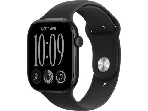Apple Watch 12 GPS 46mm aluminium czarny pasek czarny