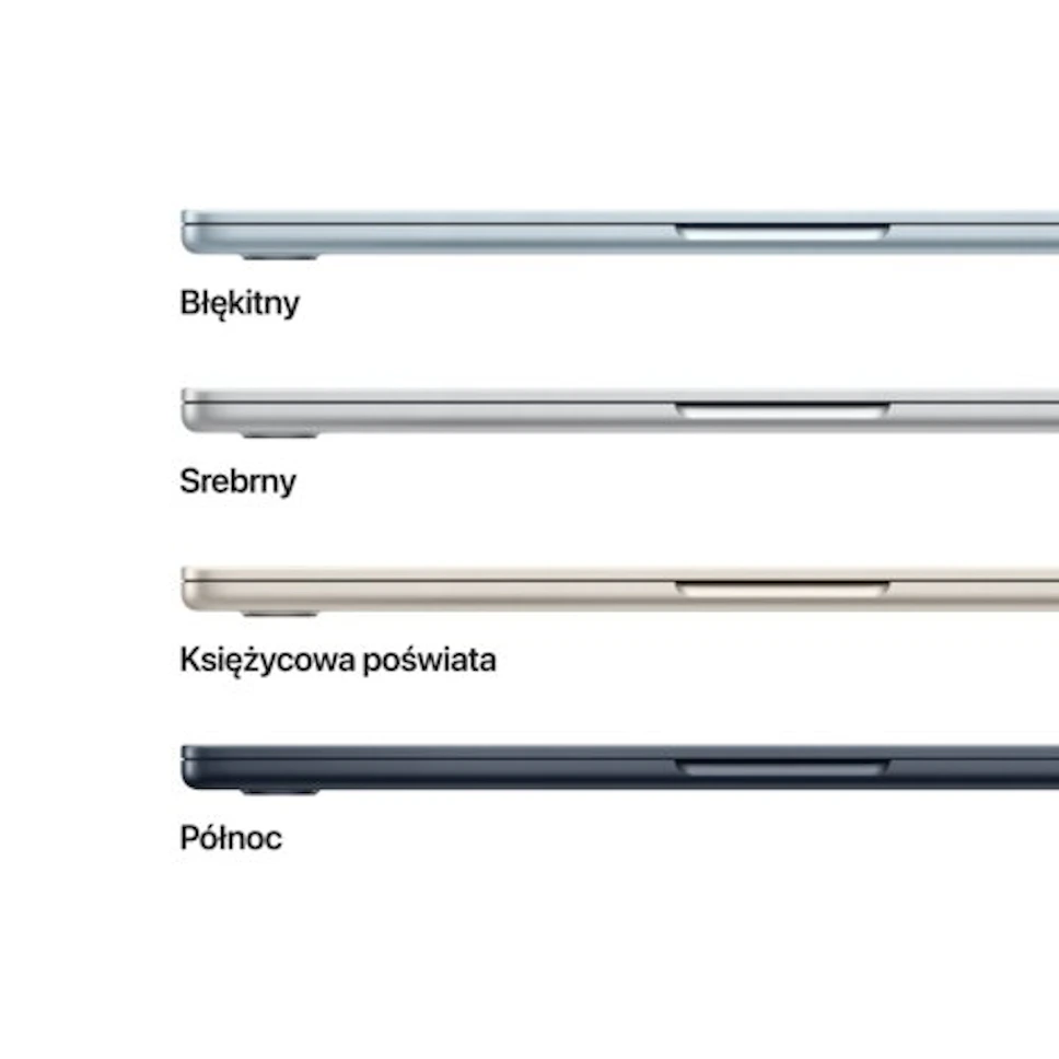 Laptop Apple MacBook Air 2026 13.6" Retina M5 24GB RAM 1TB SSD macOS Błękitny