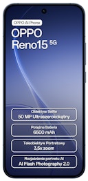 Smartfon OPPO Reno15 5G 8/512GB 6.59" 120Hz Granatowy