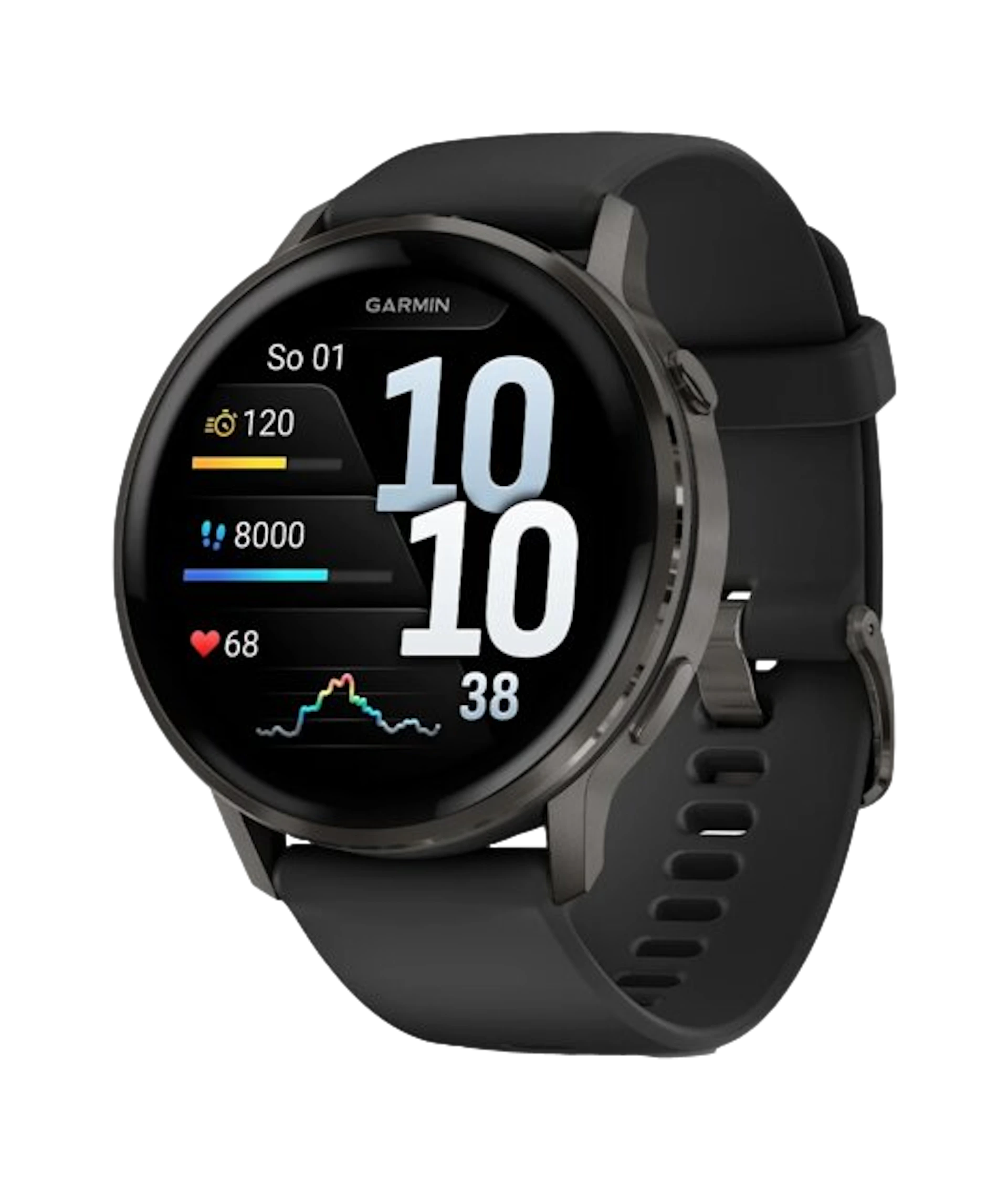 GARMIN Venu 4 45mm Czarny