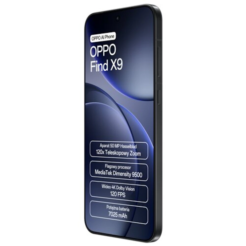 Smartfon OPPO Find X9 5G 12/512 6.59" 120Hz Czarny