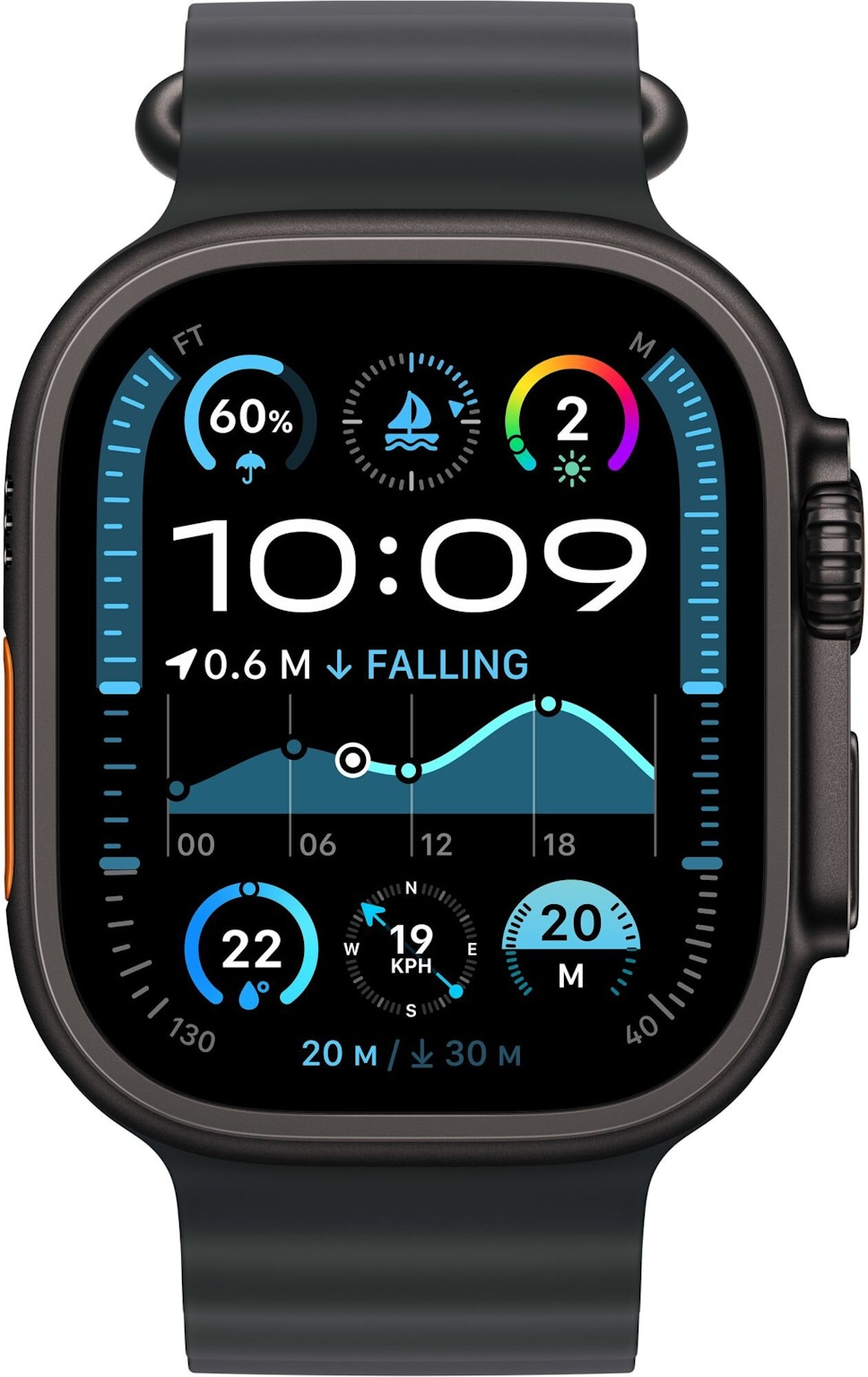 Apple Watch Ultra 2 GPS + Cellular 49mm Czarny Apple Watch Ultra 2 GPS + Cellular 49mm Czarny