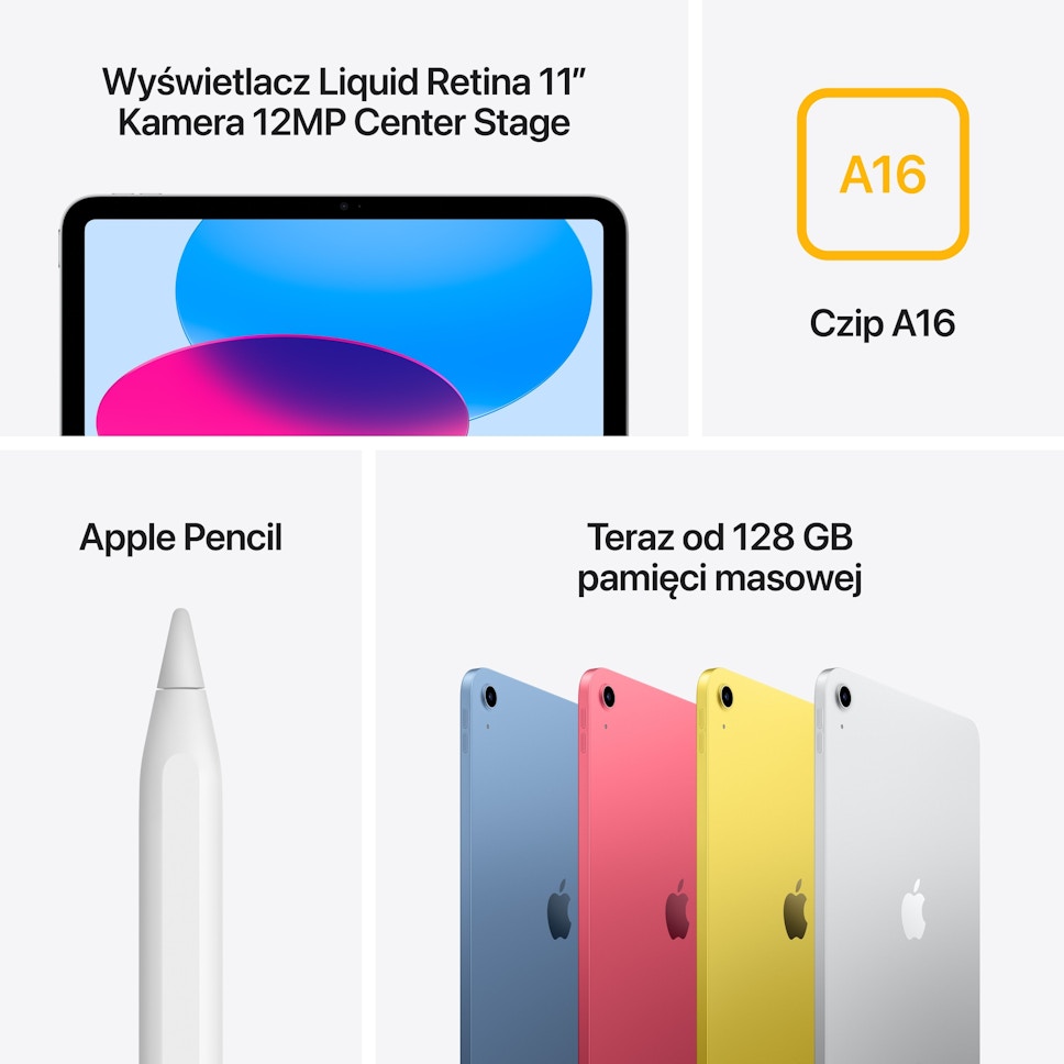 Tablet Apple iPad 11" 11 gen. 128 GB Wi-Fi Różowy Tablet Apple iPad 11" 11 gen. 128 GB Wi-Fi Różowy