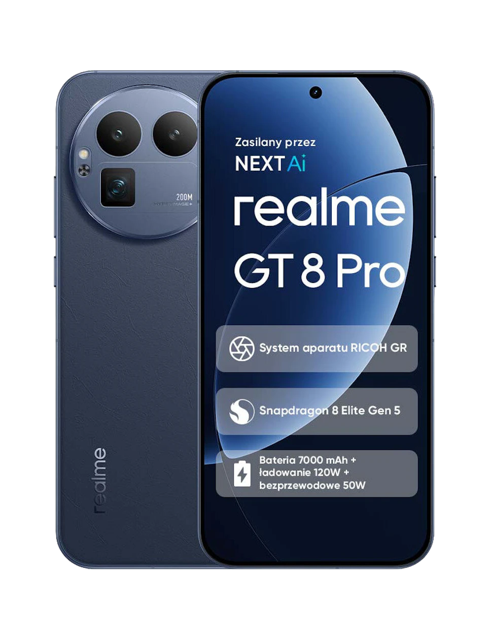 Smartfon REALME GT 8 Pro 5G 16/512GB 6.79" 144Hz Niebieski