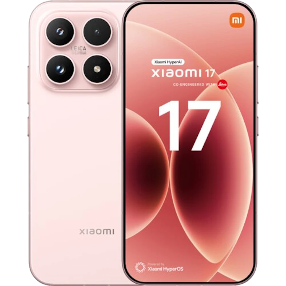 Smartfon XIAOMI 17 5G 12/512GB 6.3" 120Hz Różowy