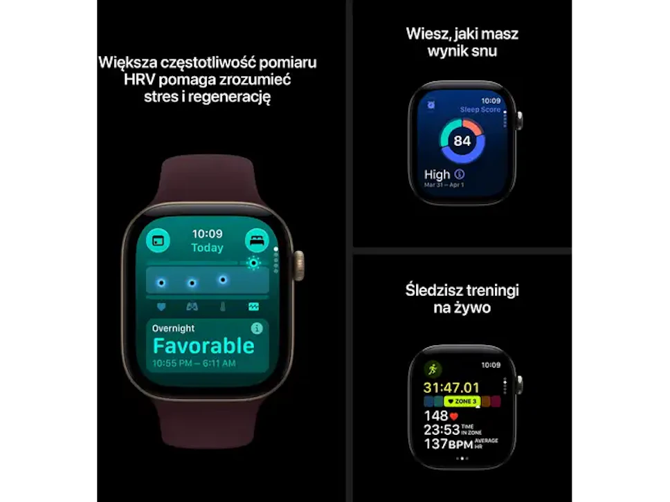 Apple Watch 12 GPS + Cellular 42mm Czarny pasek czarny
