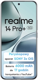 Smartfon REALME 14 Pro+ 5G 8/256GB Szary