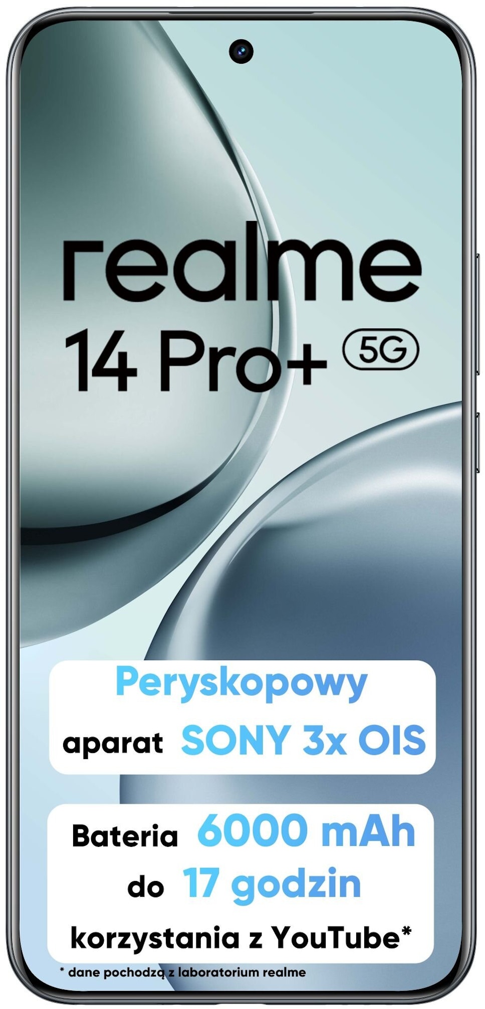 Smartfon REALME 14 Pro+ 5G 8/256GB Szary