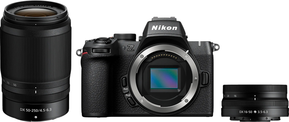 Aparat NIKON Z50II Czarny + Obiektywy Nikkor Z DX 16-50 mm f/3.5-6.3 VR i Z DX 50-250 mm f/4.5-6.3 VR Aparat NIKON Z50II Czarny + Obiektywy Nikkor Z DX 16-50 mm f/3.5-6.3 VR i Z DX 50-250 mm f/4.5-6.3 VR