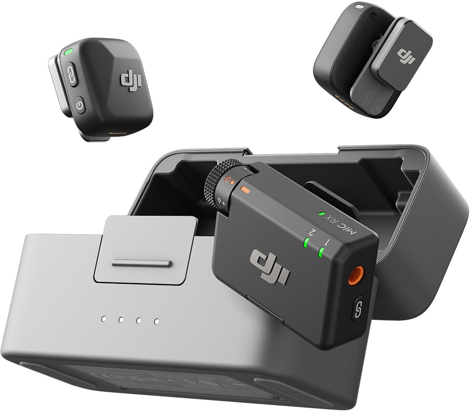 System bezprzewodowy DJI Mic Mini (2 TX + 1 RX + Etui ładujące) System bezprzewodowy DJI Mic Mini (2 TX + 1 RX + Etui ładujące)