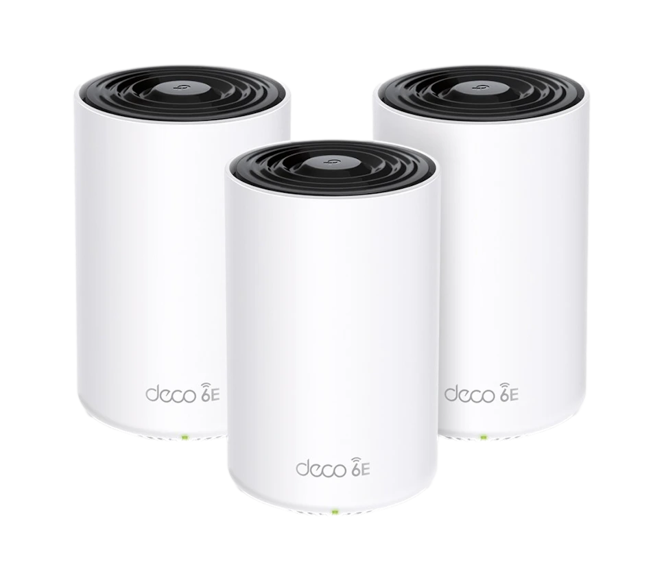 Router TP-LINK Deco XE75 2.4 / 5 / 6 GHz (TriBand) Wi-Fi Mesh (3 szt.)