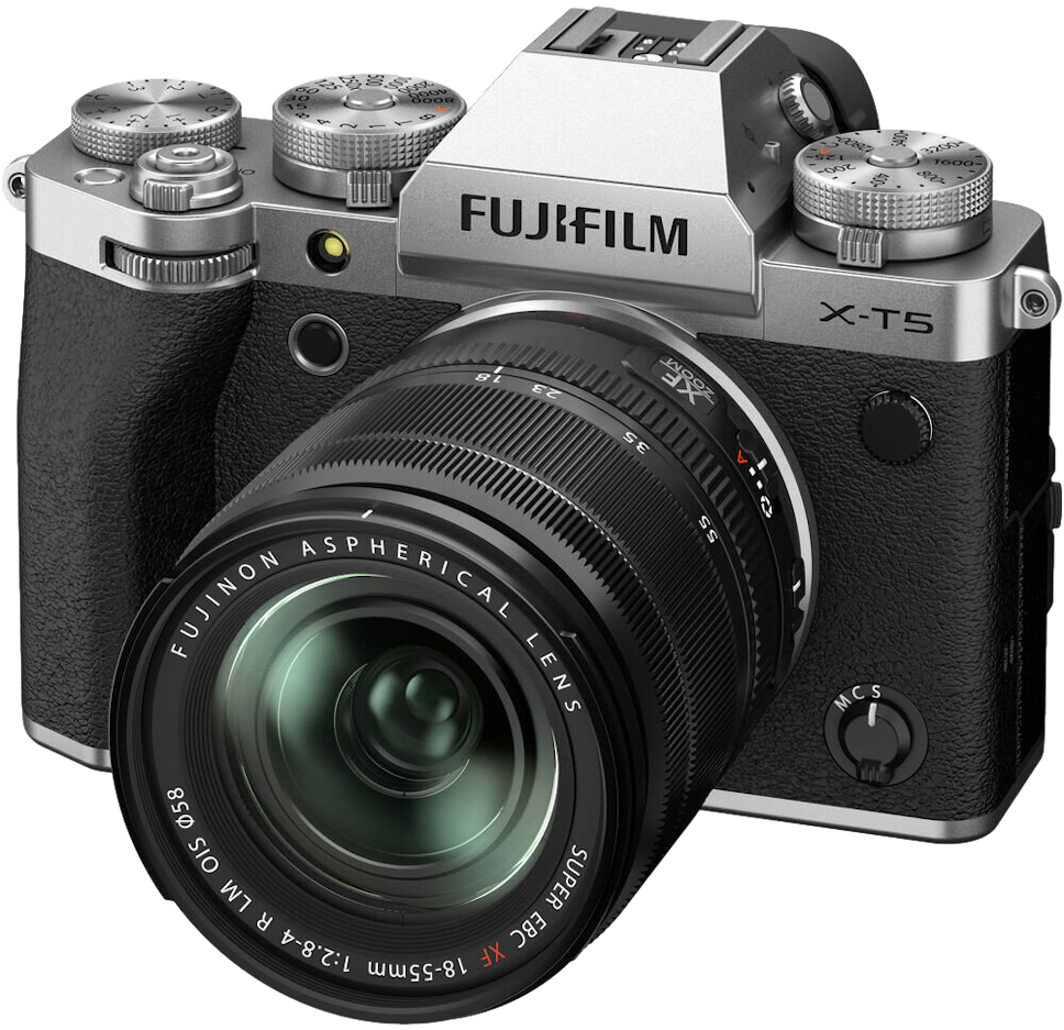 Aparat FUJIFILM X-T5 Srebrny + Obiektyw XF 18-55mm f/2.8-4 R LM OIS Aparat FUJIFILM X-T5 Srebrny + Obiektyw XF 18-55mm f/2.8-4 R LM OIS