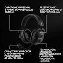Słuchawki LOGITECH Pro X3 Lightspeed Czarny