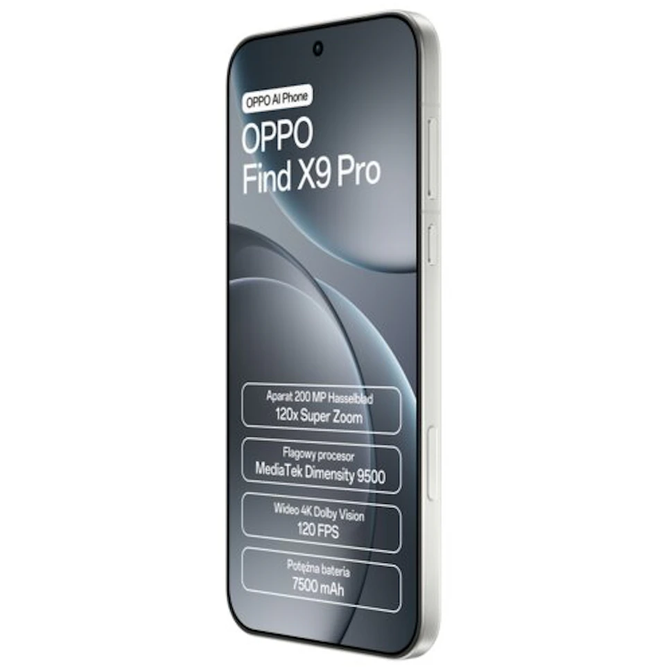 Smartfon OPPO Find X9 Pro 5G 16/512 6.78" 120Hz Biały