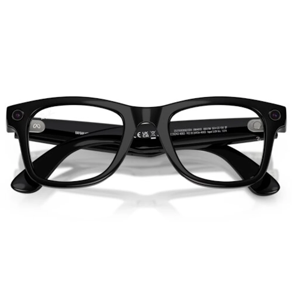 Okulary META Ray-Ban Wayfarer Gen 2 Czarny połysk