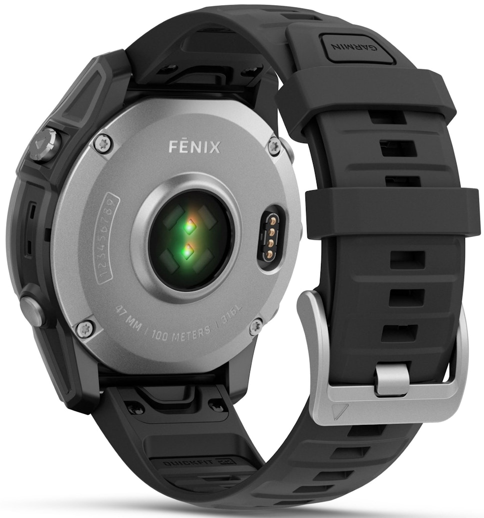 Smartwatch Garmin Fenix E 47mm Czarno-srebrny