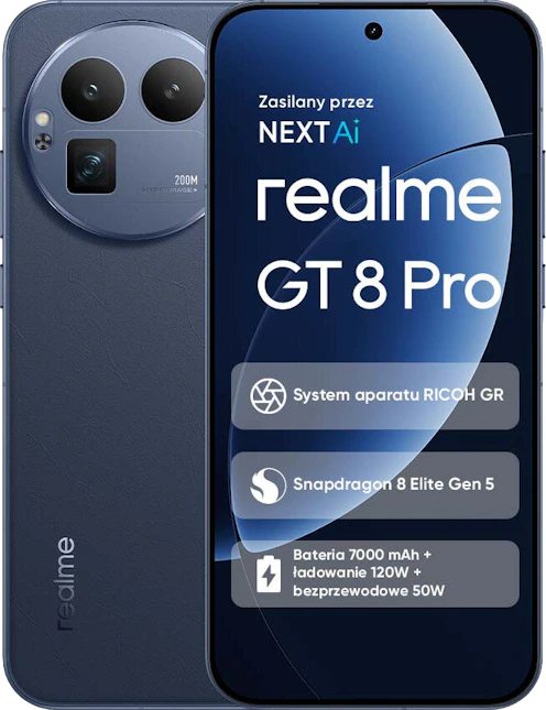 Smartfon REALME GT 8 Pro 5G 16/512GB 6.79" 144Hz Niebieski