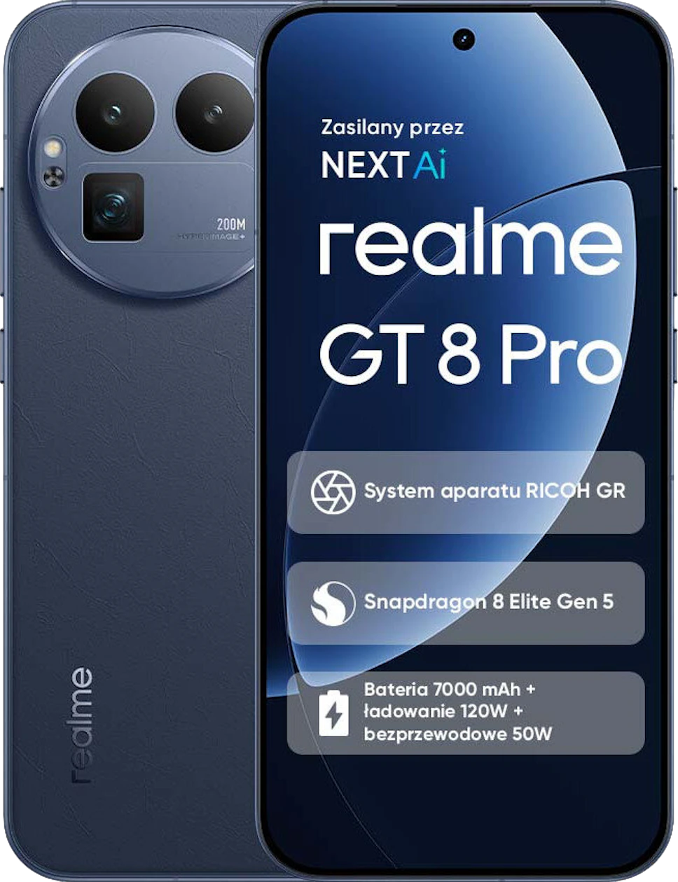 Smartfon REALME GT 8 Pro 5G 16/512GB 6.79" 144Hz Niebieski