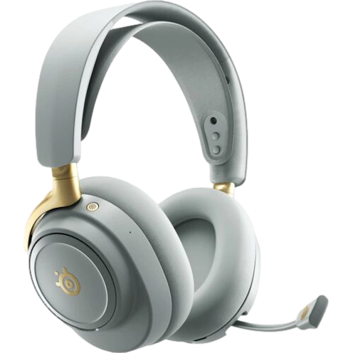 Słuchawki STEELSERIES Arctis Nova Elite Szaro-złoty