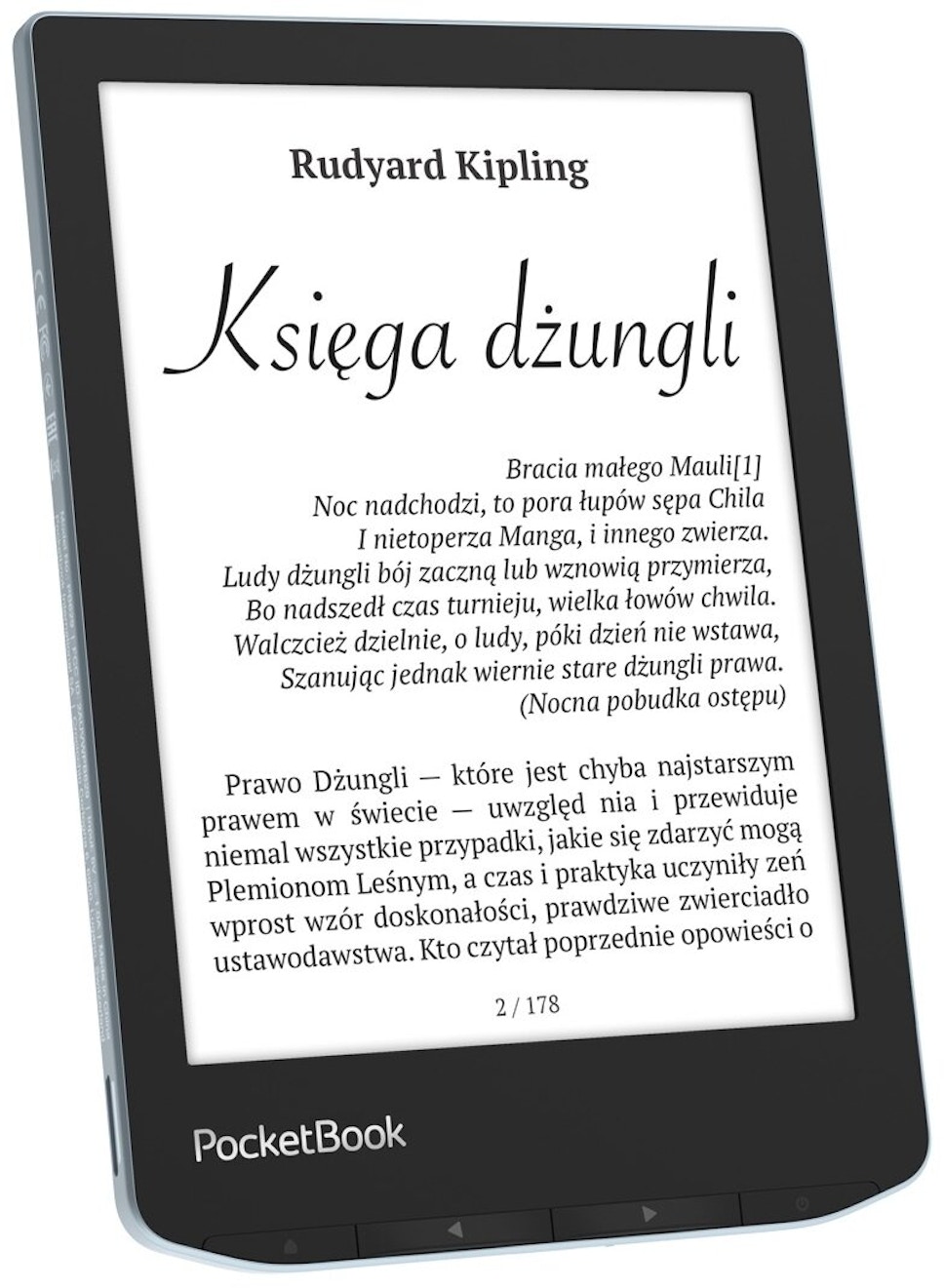 Czytnik e-booków POCKETBOOK Verse 629 6" Niebieski Czytnik e-booków POCKETBOOK Verse 629 6" Niebieski