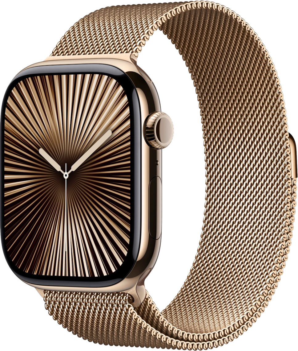 Smartwatch Apple Watch 10 GPS + Cellular 42mm Tytan Złoty Smartwatch Apple Watch 10 GPS + Cellular 42mm Tytan Złoty