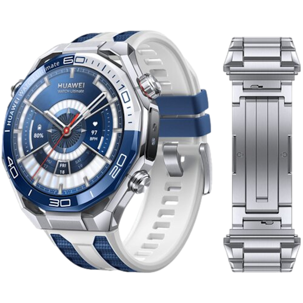 HUAWEI Watch Ultimate 2 Srebrno-niebieski