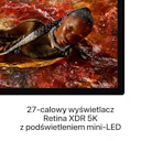 Monitor Apple Studio Display XDR 2026 27" Szkło standardowe
