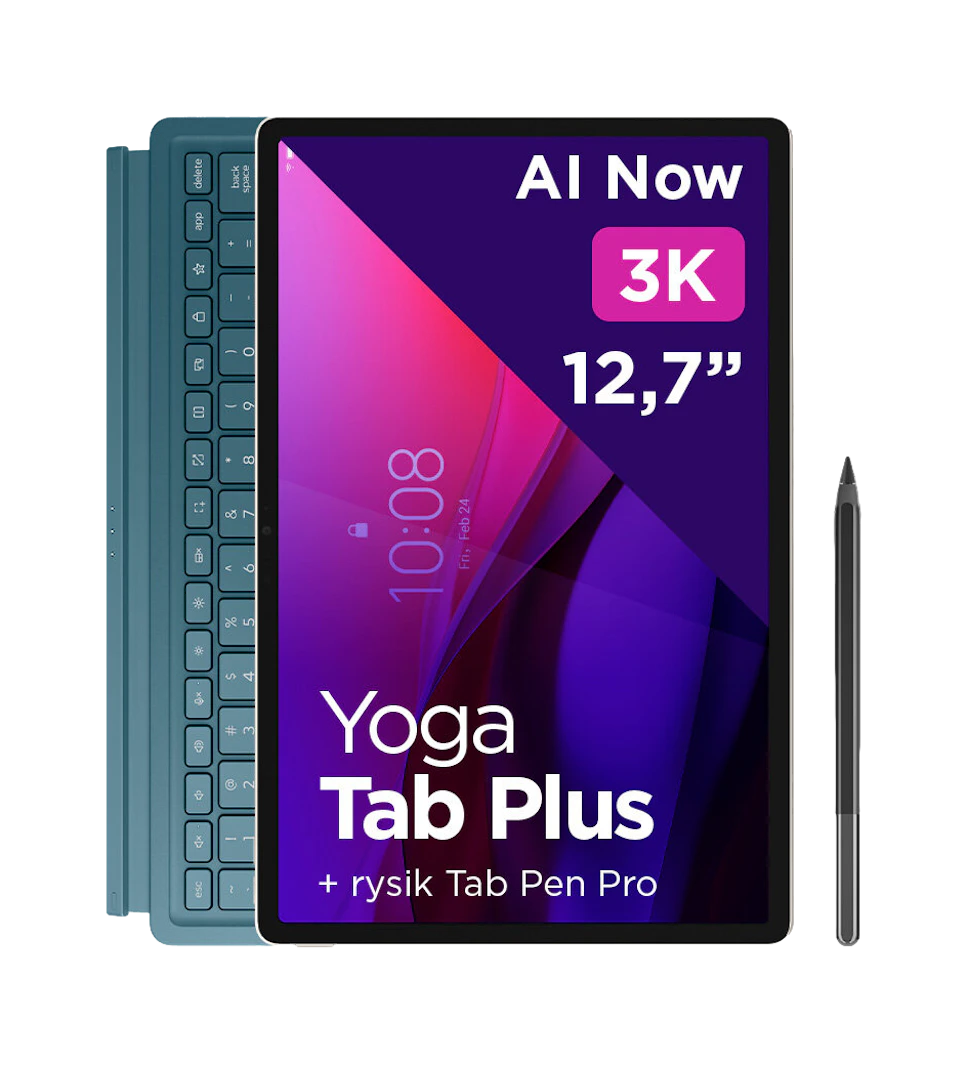 Tablet Lenovo Yoga Tab Plus TB520FU 12.7" 16/256GB Wi-Fi Niebieski