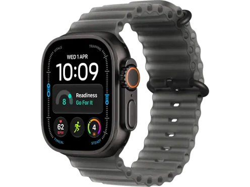 Apple Watch Ultra 4 GPS + Cellular 49mm Czarny pasek Ocean półprzezroczysta czerń